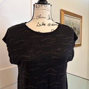 Linen Short Sleeve Women's Top